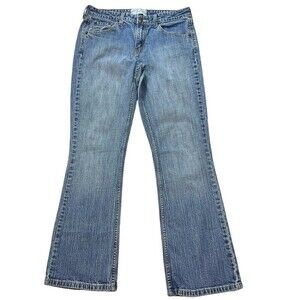 Levis Signature Stretch Low‎ Rise Bootcut Y2K Blue Denim Jeans Size 10 M